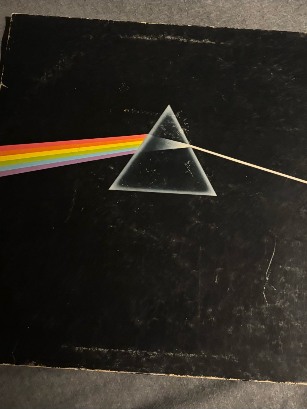 Pink Floyd Black Prism Poster with Rainbow Beam